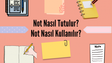 not nasıl tutulur